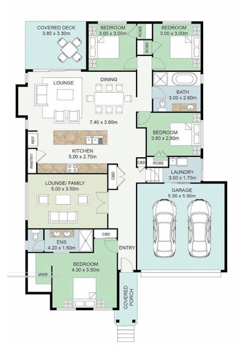 15 Wedgetail Street, Fletcher, NSW, 2287 - Floorplan 1