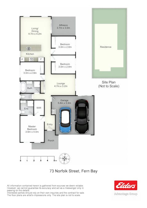 73 Norfolk Street, Fern Bay, NSW, 2295 - Floorplan 1