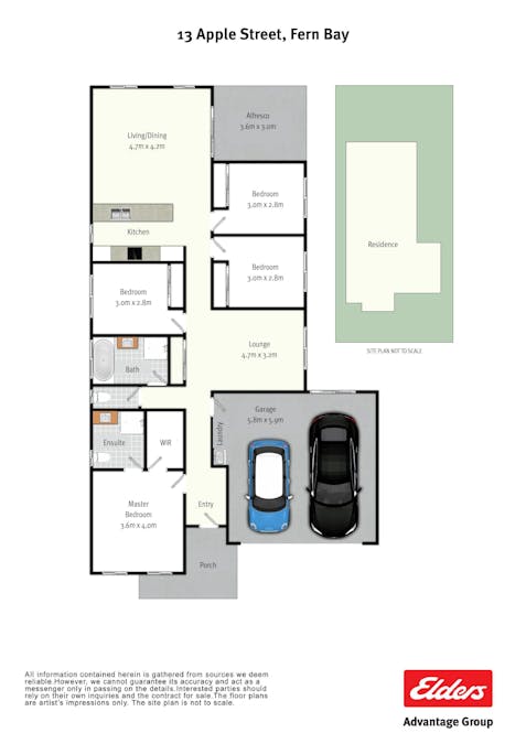 13 Apple Street, Fern Bay, NSW, 2295 - Floorplan 1