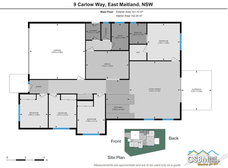 9 Carlow Way, East Maitland, NSW, 2323 - Floorplan 1