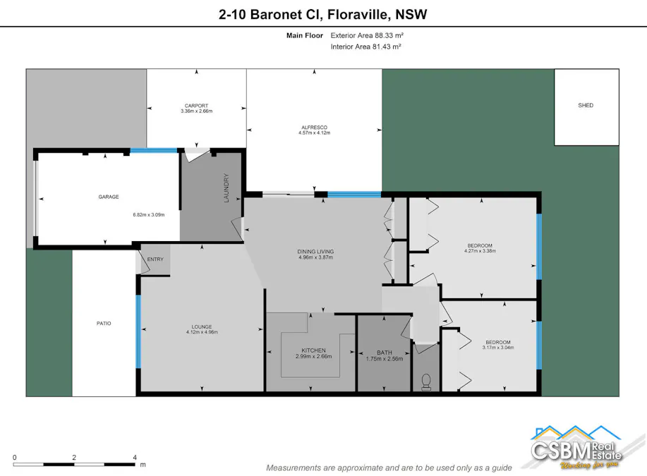 2/10 Baronet Close, Floraville, NSW, 2280 - Floorplan 1