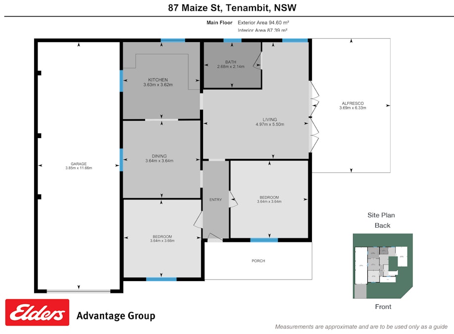 87 Maize Street, Tenambit, NSW, 2323 - Floorplan 1