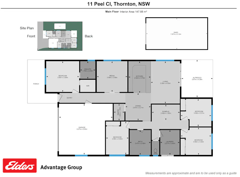 11 Peel Close, Thornton, NSW, 2322 - Floorplan 1