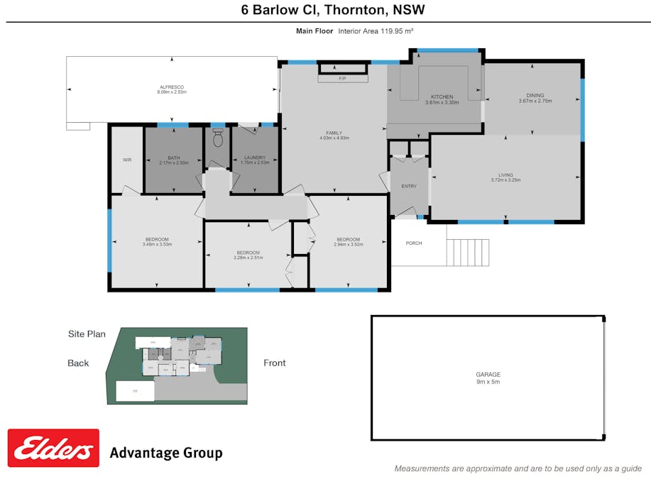 6 Barlow Close, Thornton, NSW, 2322 - Floorplan 1
