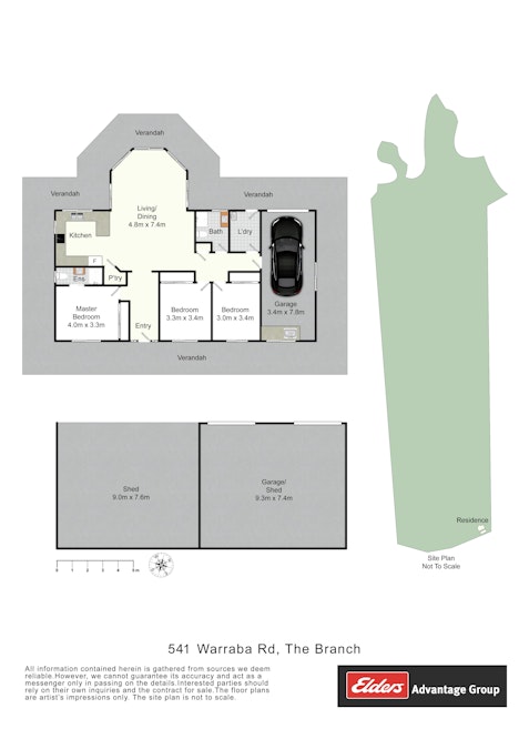 541 Warraba Road, The Branch, NSW, 2425 - Floorplan 1