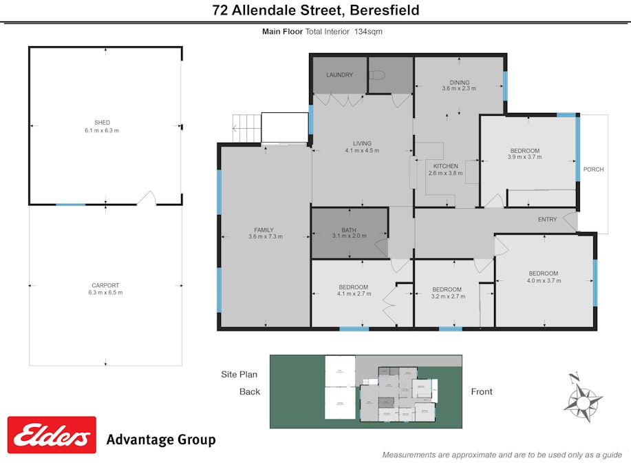 72 Allendale Street, Beresfield, NSW, 2322 - Floorplan 1