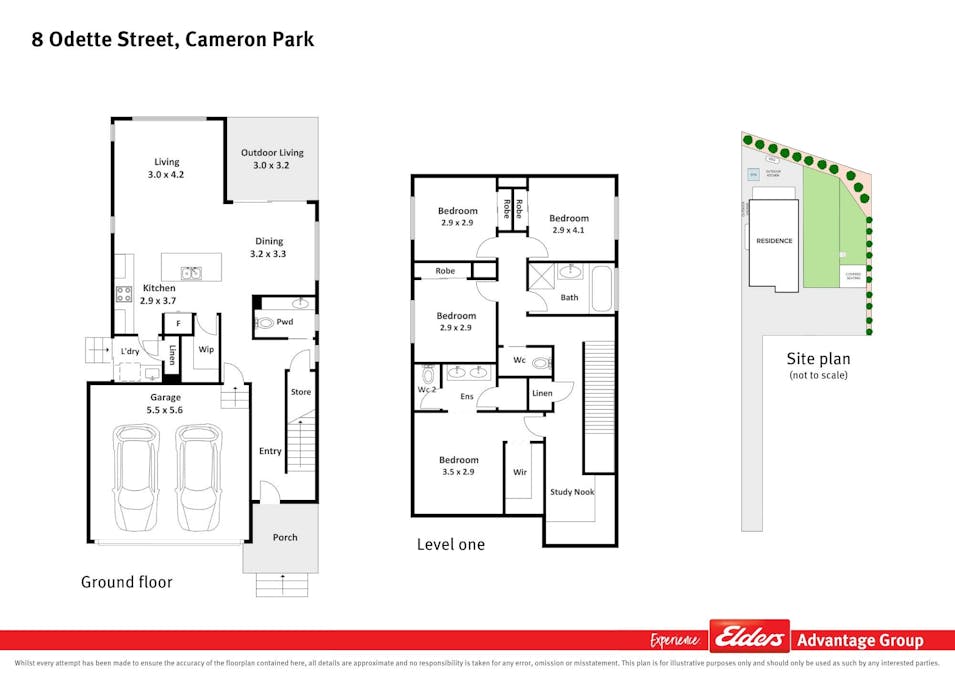 8 Odette Street, Cameron Park, NSW, 2285 - Floorplan 1