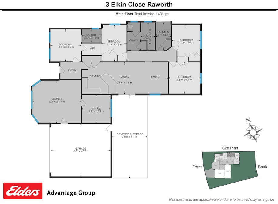 3 Elkin Close, Raworth, NSW, 2321 - Floorplan 1