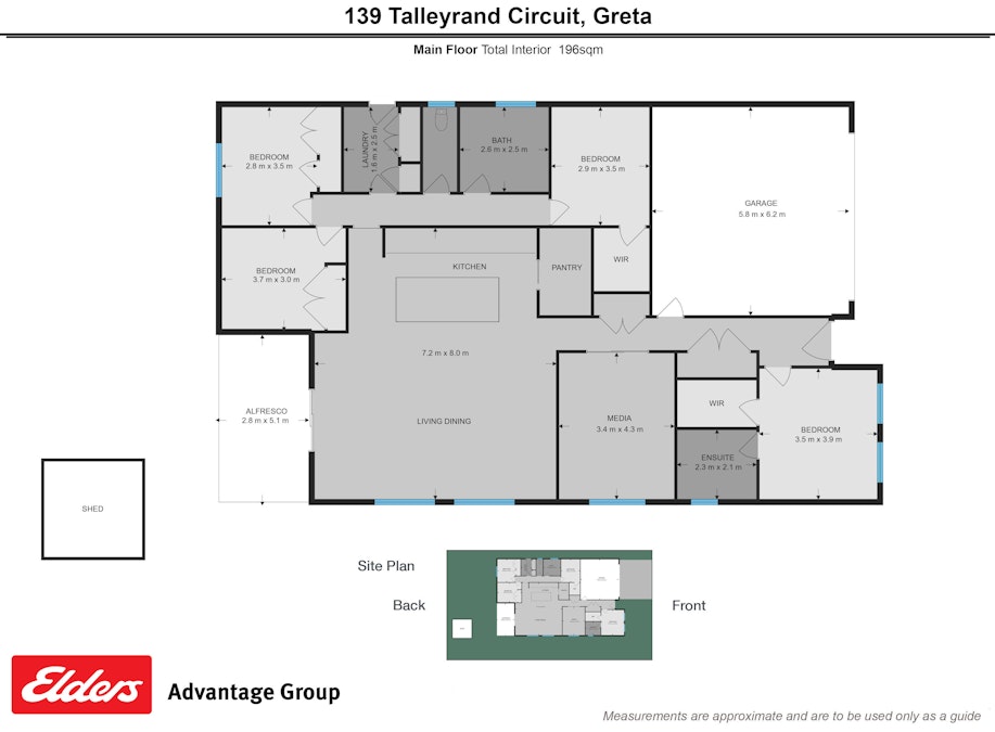 139 Talleyrand Circuit, Greta, NSW, 2334 - Floorplan 1