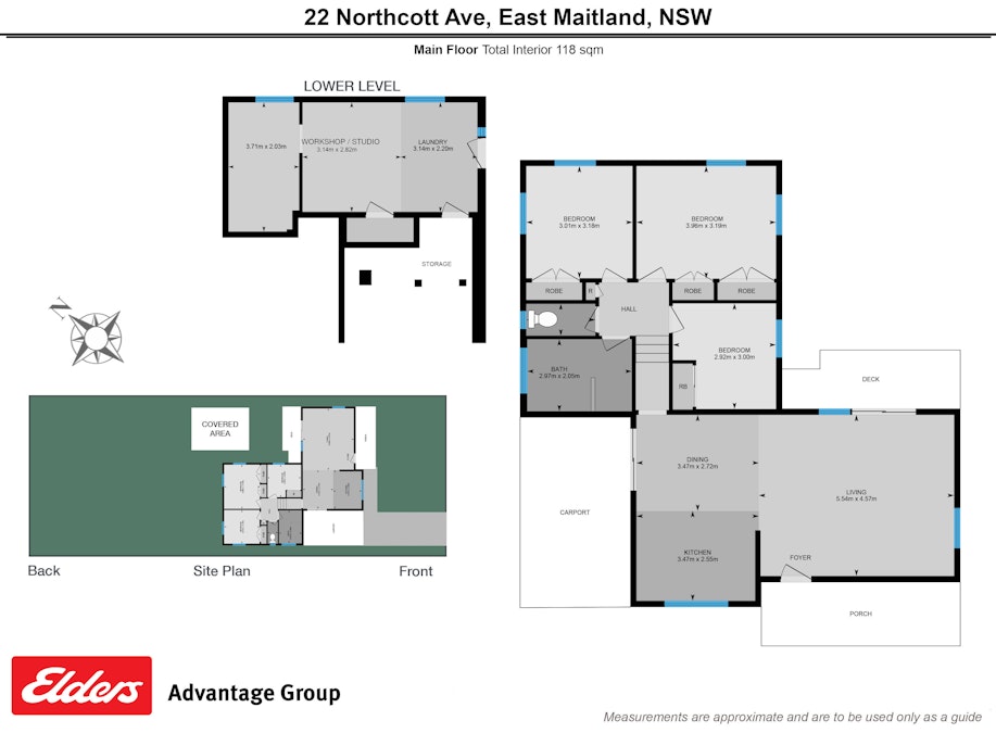 22 Northcott Avenue, East Maitland, NSW, 2323 - Floorplan 1