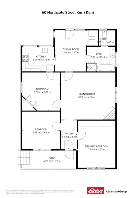 60 Northcote Street, Kurri Kurri, NSW, 2327 - Floorplan 1