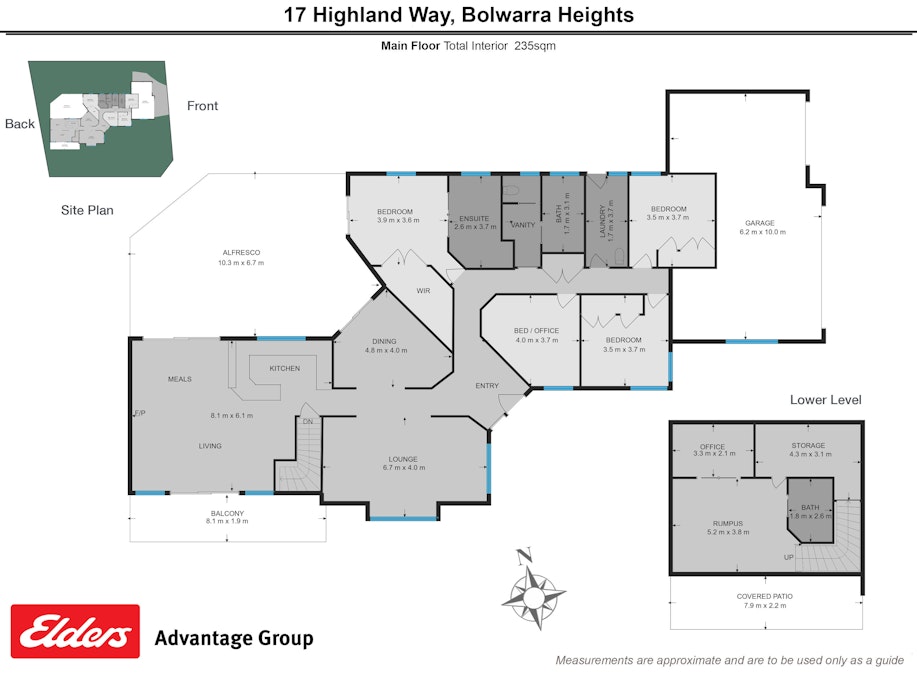 17 Highland Way, Bolwarra Heights, NSW, 2320 - Floorplan 1