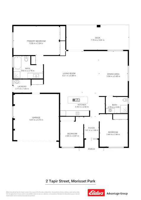 2 Tapir Street, Morisset Park, NSW, 2264 - Floorplan 1