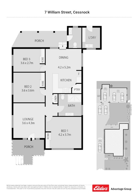 7 William Street, Cessnock, NSW, 2325 - Floorplan 1