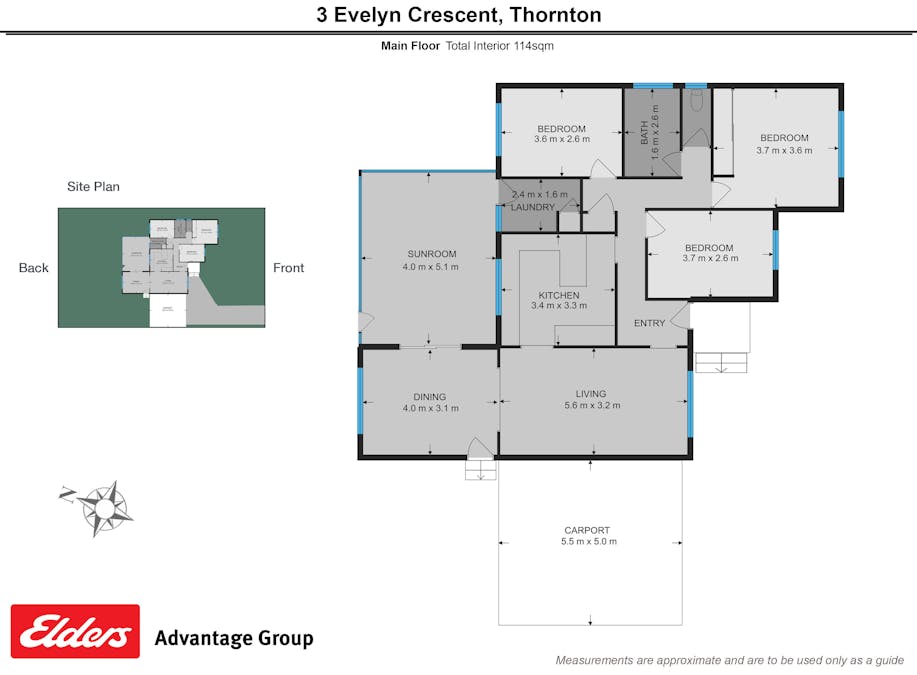 3 Evelyn Crescent, Thornton, NSW, 2322 - Floorplan 1