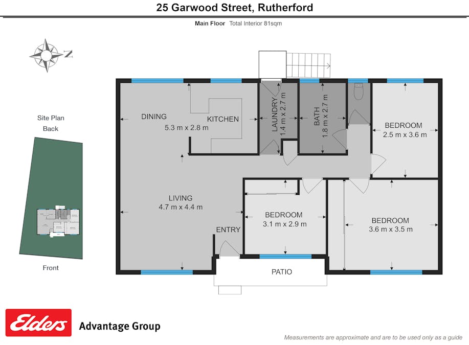 25 Garwood Street, Rutherford, NSW, 2320 - Floorplan 1