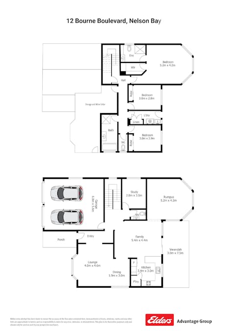 12 Bourne Boulevard, Nelson Bay, NSW, 2315 - Floorplan 1