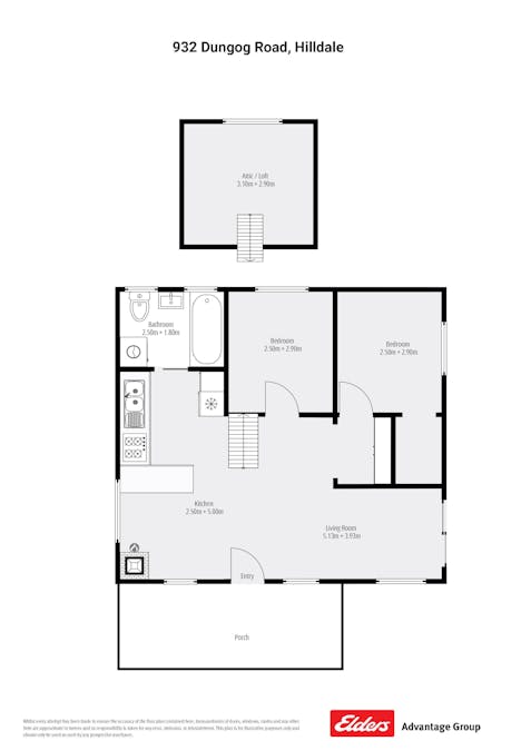 932 Dungog Road, Hilldale, NSW, 2420 - Floorplan 1