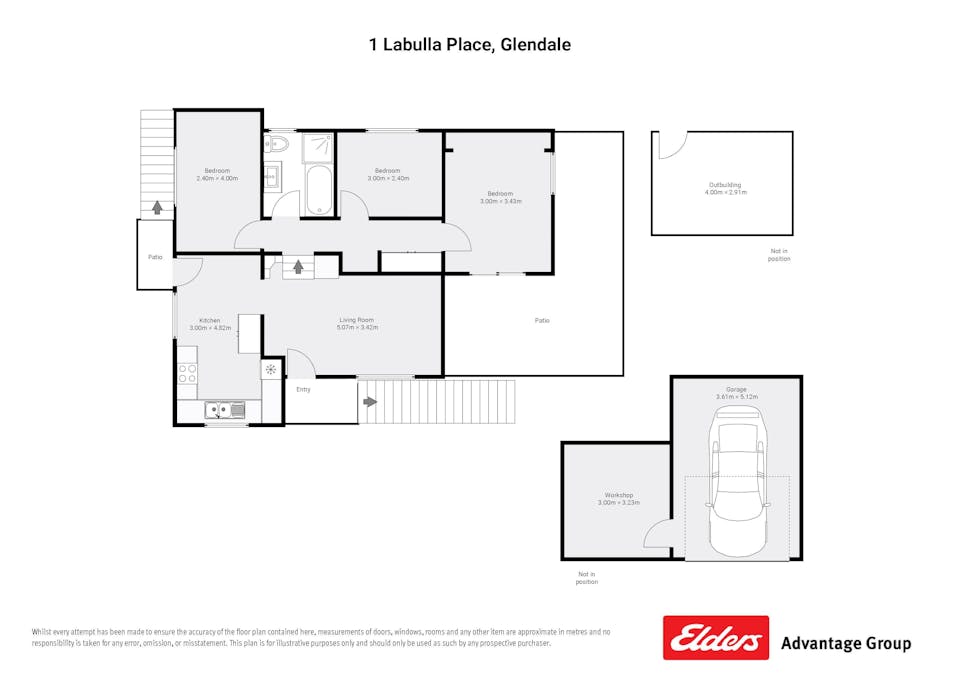 1 Labulla Place, Glendale, NSW, 2285 - Floorplan 1