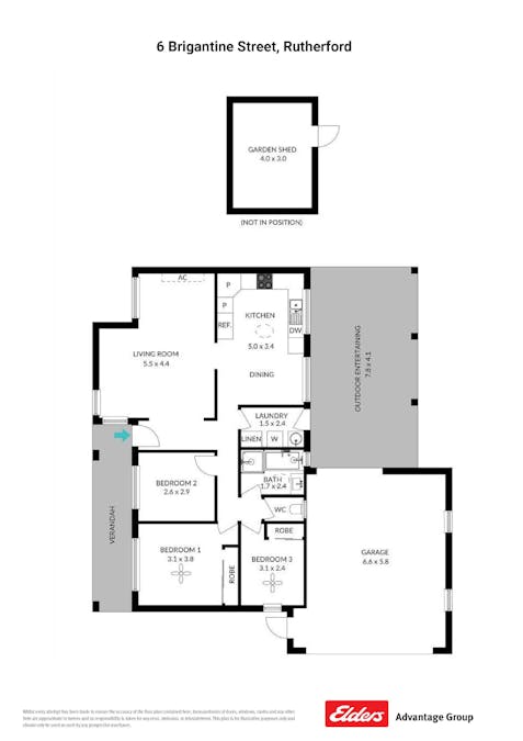 6 Brigantine Street, Rutherford, NSW, 2320 - Floorplan 1