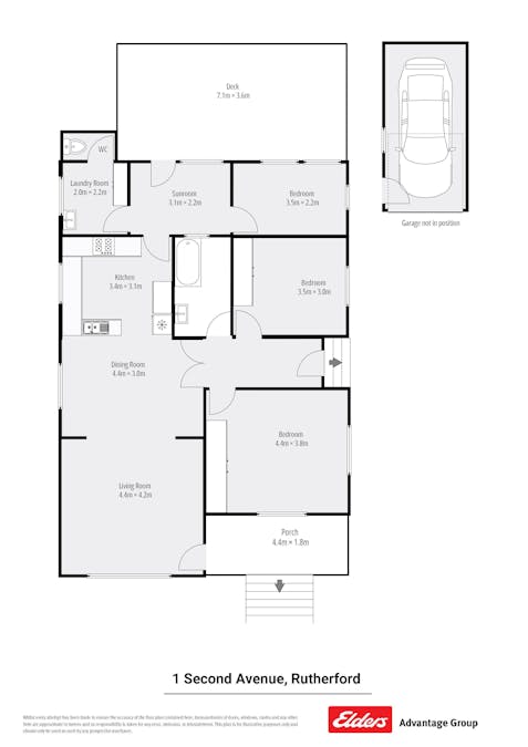 1 Second Avenue, Rutherford, NSW, 2320 - Floorplan 1
