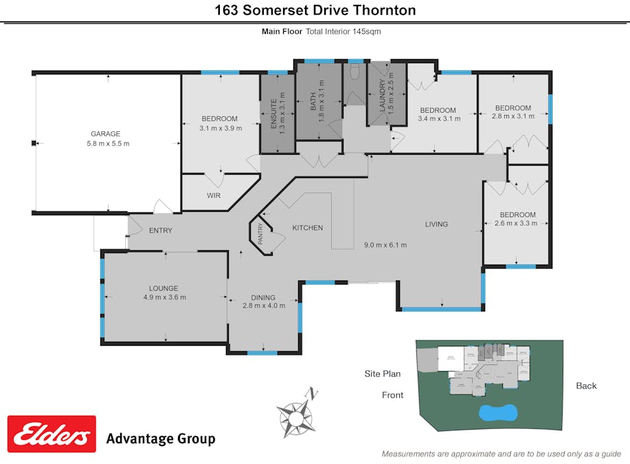 163 Somerset Drive, Thornton, NSW, 2322 - Floorplan 1