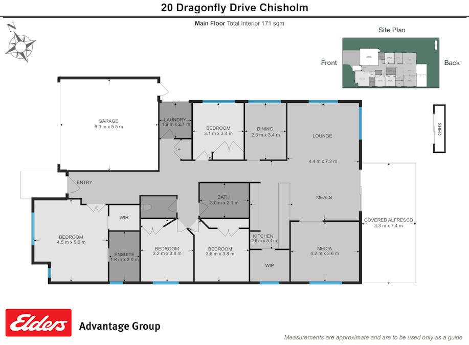 20 Dragonfly Drive, Chisholm, NSW, 2322 - Floorplan 1