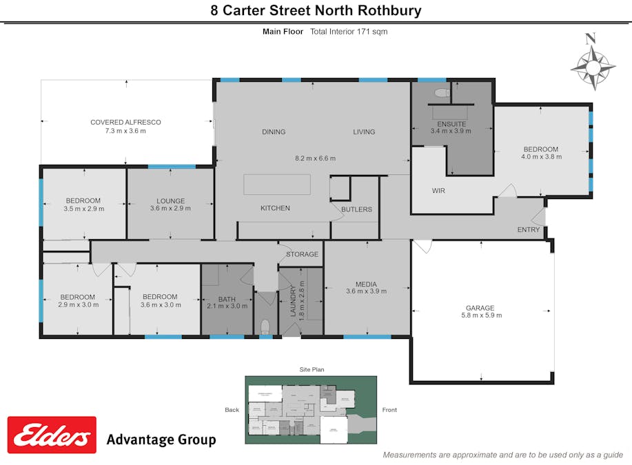 8  Carter Street, North Rothbury, NSW, 2335 - Floorplan 1