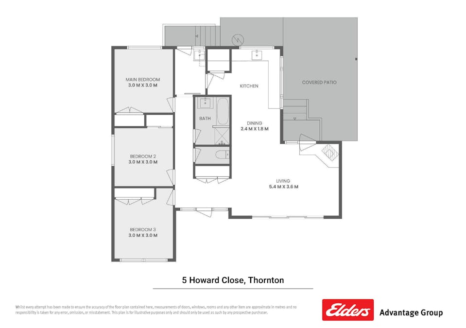 5 Howard Close, Thornton, NSW, 2322 - Floorplan 1
