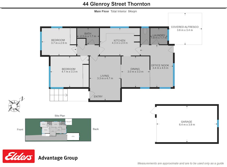   44 Glenroy Street, Thornton, NSW, 2322 - Floorplan 1
