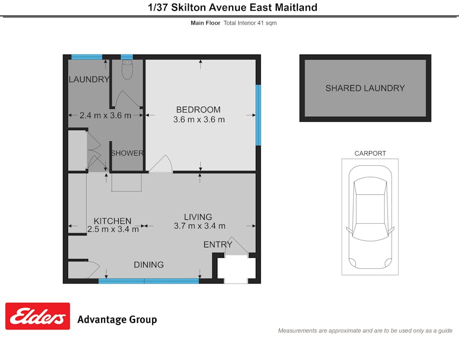 1/37 Skilton Avenue, East Maitland, NSW, 2323 - Floorplan 1