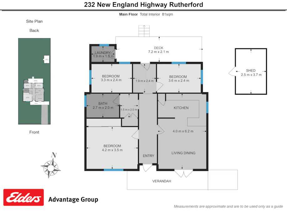 232 New England Highway, Rutherford, NSW, 2320 - Floorplan 1