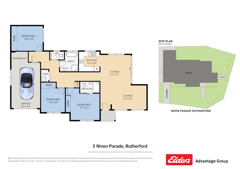 5 Niven Parade, Rutherford, NSW, 2320 - Floorplan 1