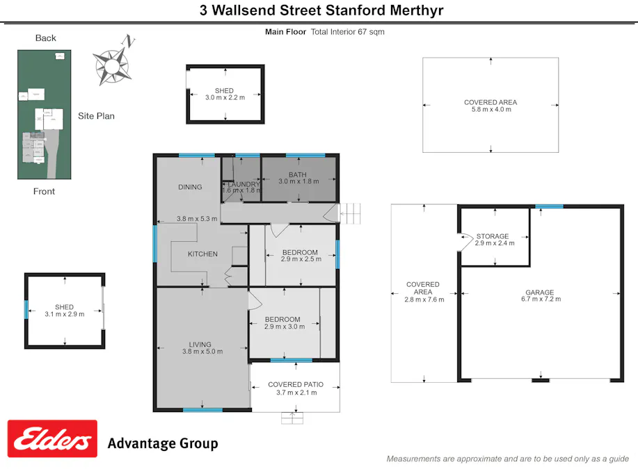 3 Wallsend Street, Stanford Merthyr, NSW, 2327 - Floorplan 1