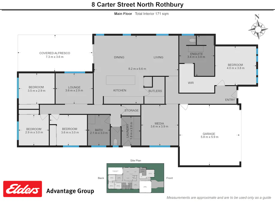 8 Carter Street, North Rothbury, NSW, 2335 - Floorplan 1