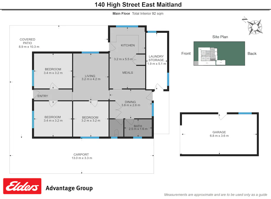 140  High Street , East Maitland, NSW, 2323 - Floorplan 1