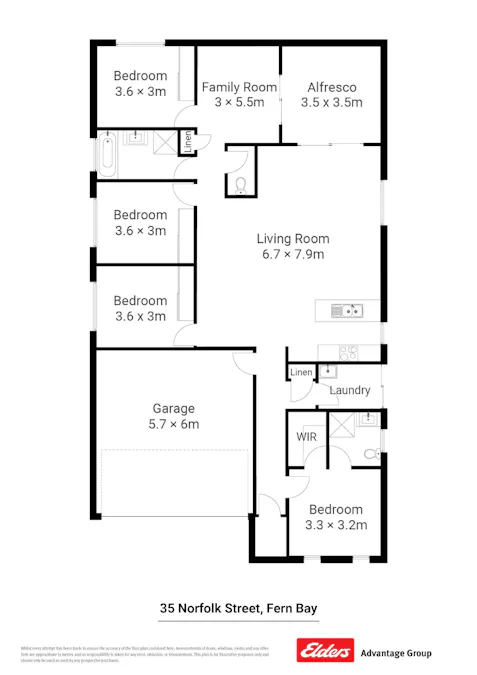 35 Norfolk Street, Fern Bay, NSW, 2295 - Floorplan 1