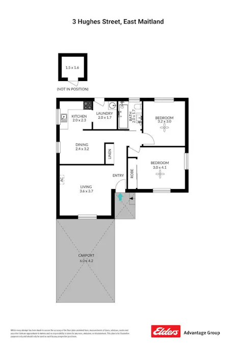3 Hughes Street, East Maitland, NSW, 2323 - Floorplan 1