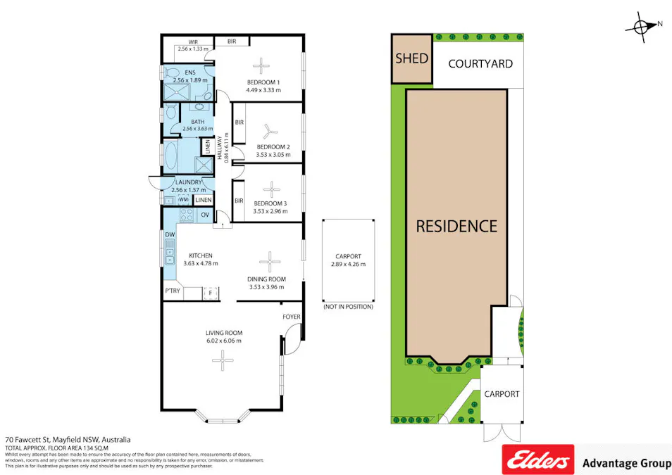 70 Fawcett Street, Mayfield, NSW, 2304 - Floorplan 1