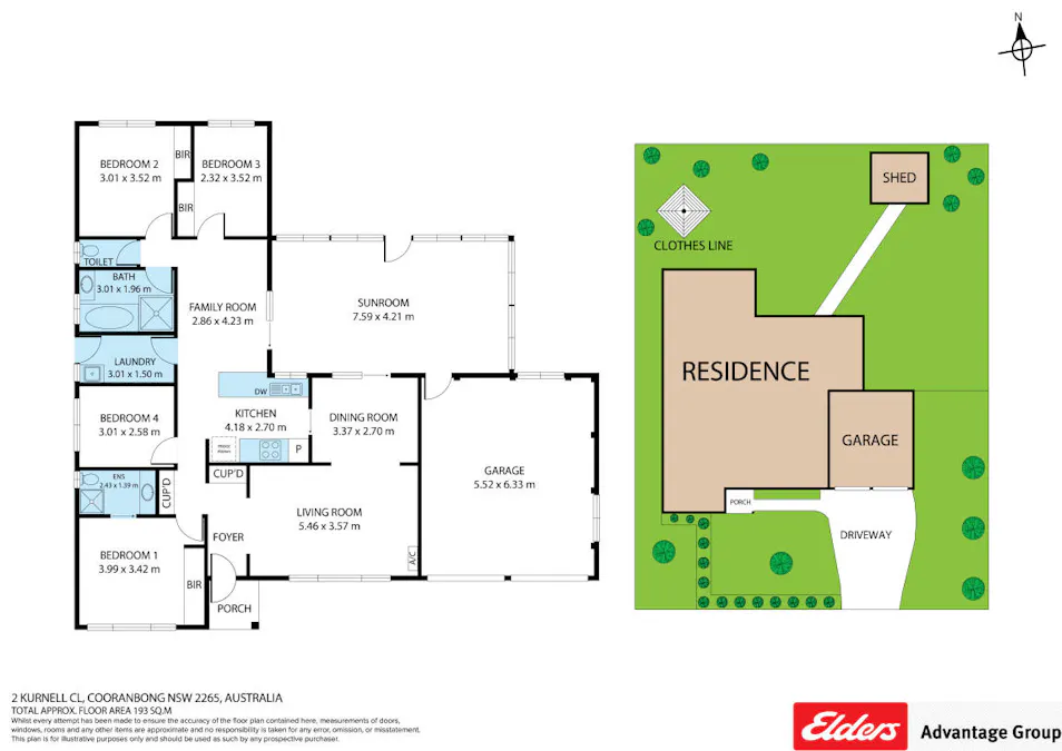 2 Kurnell Close, Cooranbong, NSW, 2265 - Floorplan 1