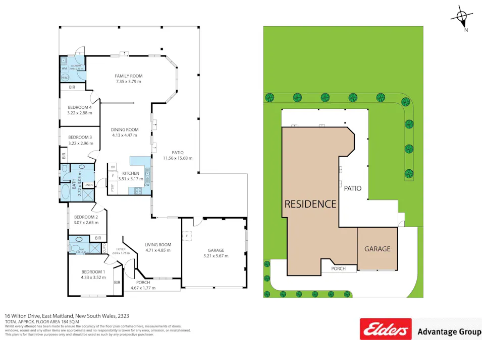 16 Wilton Drive, East Maitland, NSW, 2323 - Floorplan 1