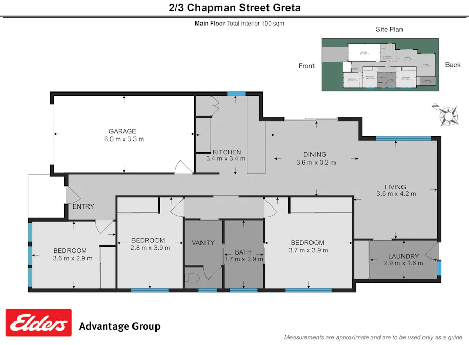 2/3  Chapman Street, Greta, NSW, 2334 - Floorplan 1