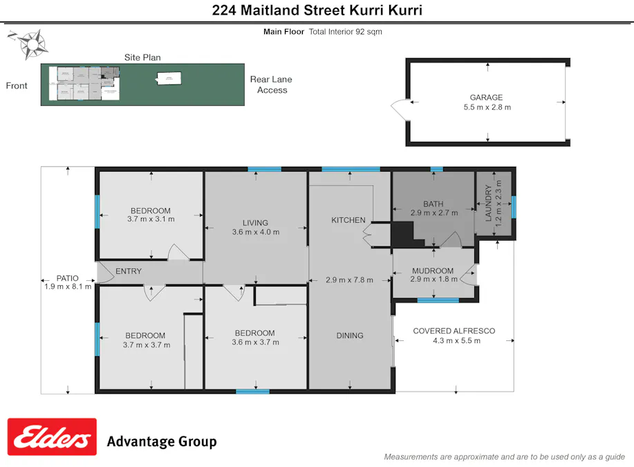 224 Maitland Road, Kurri Kurri, NSW, 2327 - Floorplan 1