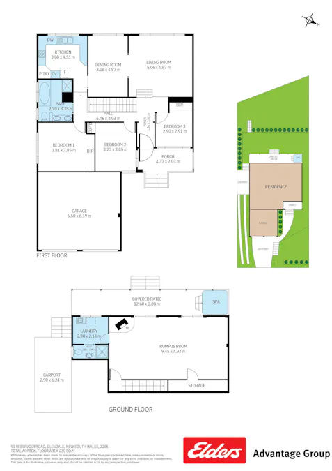 93 Reservoir Road, Glendale, NSW, 2285 - Floorplan 1