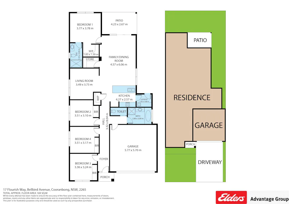 17 Flourish Way, Bellbird, NSW, 2325 - Floorplan 1
