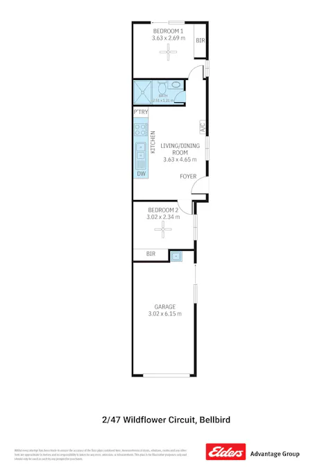 2/47 Wildflower Circuit, Bellbird, NSW, 2325 - Floorplan 1