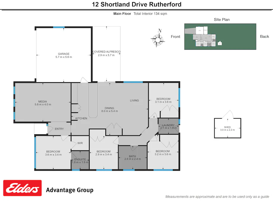 12 Shortland Drive, Rutherford, NSW, 2320 - Floorplan 1