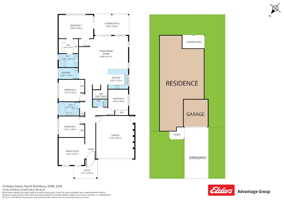 16 Kelso Street, North Rothbury, NSW, 2335 - Floorplan 1