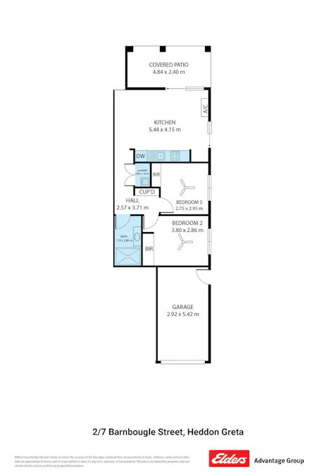 2/7 Barnbougle Street, Heddon Greta, NSW, 2321 - Floorplan 1