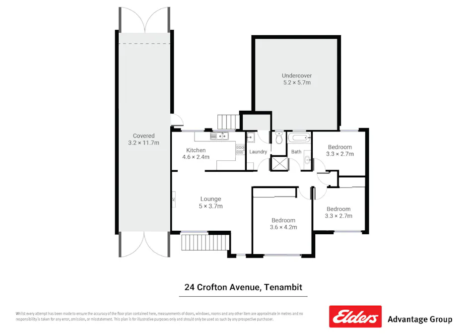 24 Crofton Avenue, Tenambit, NSW, 2323 - Floorplan 1